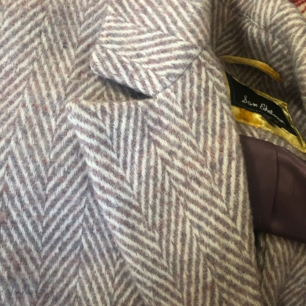 SAM EDELMAN Notch Collar 3-Button Wool Blend Coat Size XL - Picture 7 of 9